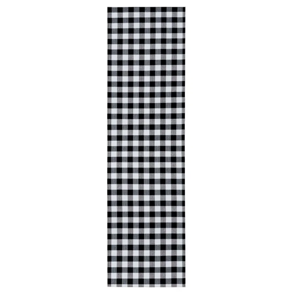 PowerSellerUSA Dining Table Runner Elegant Buffalo Plaid Table Placemat for